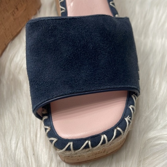 KATE SPADE Cosette Leather Wedge Sandals - Picture 3 of 12